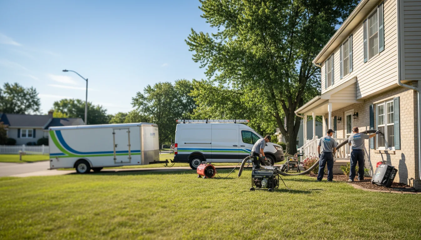 Flooded Basement Restoration And Cleanup With Repair in Simms, MT near me